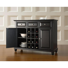 Load image into Gallery viewer, Contemporary Dining Room Sideboard Buffet Cabinet in Black