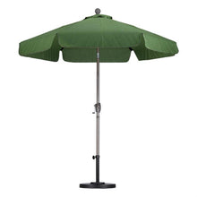 Load image into Gallery viewer, Palm Green 7.5-Ft Outdoor Patio Umbrella with Champagne Metal Pole