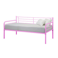 Load image into Gallery viewer, Twin size Stylish Pink Metal Daybed