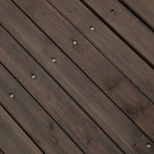 Load image into Gallery viewer, Dark Brown Stain 6-Ft Fir Wood Garden Bridge