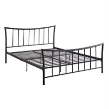 Load image into Gallery viewer, Queen size Brushed Bronze Metal Platform Bed with Head and Footboard