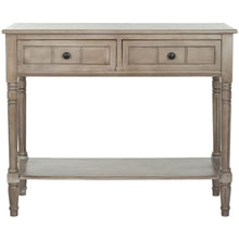 Load image into Gallery viewer, Console Accent Table Traditional Style Sofa Table in Distressed Cream