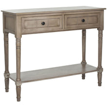 Load image into Gallery viewer, Console Accent Table Traditional Style Sofa Table in Distressed Cream