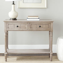 Load image into Gallery viewer, Console Accent Table Traditional Style Sofa Table in Distressed Cream
