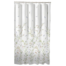 Load image into Gallery viewer, Floral Dragonfly Polyester Machine Washable Shower Curtain