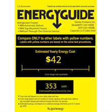 Load image into Gallery viewer, 12.3 Cubic Foot Frost-Free Refrigerator with Top-Mount Freezer in White