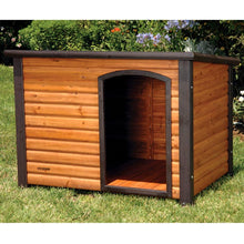 Load image into Gallery viewer, Large 45-inch Outdoor Solid Wood Dog House with Raised Floor