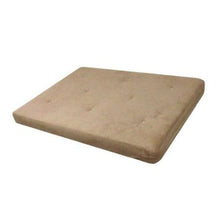 Load image into Gallery viewer, Full-size 6-inch Thick Comfort Coil Futon Mattress with Tan Futon Cover