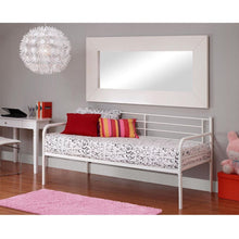 Load image into Gallery viewer, Twin size Contemporary White Metal Daybed Frame