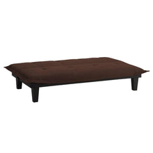 Load image into Gallery viewer, Modern Convertible Sofa Bed Futon Lounger in Brown Microfiber