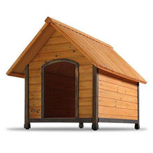 Load image into Gallery viewer, Solid Wood Outdoor A-Frame Dog House Weather-Resistant - Small Dogs up to 25 lbs