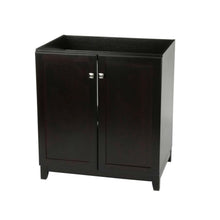 Load image into Gallery viewer, Espresso Bathroom Vanity Cabinet 30 x 21 inch - Top Sold Separately