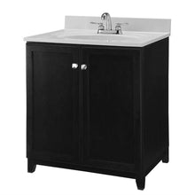 Load image into Gallery viewer, Espresso Bathroom Vanity Cabinet 30 x 21 inch - Top Sold Separately