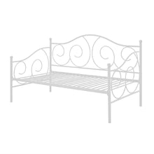 Load image into Gallery viewer, Twin size White Metal Day Bed Frame - 600 lb Weight Limit