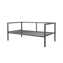 Load image into Gallery viewer, Twin size Contemporary Grey Metal Daybed Frame
