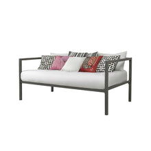 Load image into Gallery viewer, Twin size Contemporary Grey Metal Daybed Frame