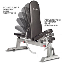 Load image into Gallery viewer, Deluxe Weightlifting Exercise Dumbbell Train Resistance Band Utility Bench