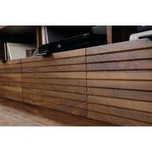 Load image into Gallery viewer, Modern Walnut Finish TV Stand Entertainment Center - Fits up to 70-inch TV