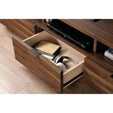 Load image into Gallery viewer, Modern Walnut Finish TV Stand Entertainment Center - Fits up to 70-inch TV