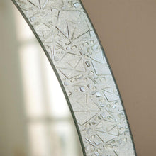 Load image into Gallery viewer, Oval Frame-less Bathroom Vanity Wall Mirror with Elegant Crystal Border