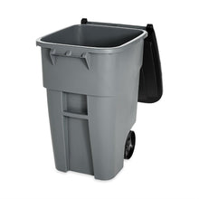 Load image into Gallery viewer, 50 Gallon Gray Commercial Heavy-Duty Rollout Trash Can Waste-Utility Container