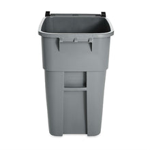 Load image into Gallery viewer, 50 Gallon Gray Commercial Heavy-Duty Rollout Trash Can Waste-Utility Container