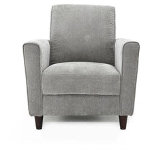 Load image into Gallery viewer, Modern Upholstered Arm Chair with Premium Foam Cushion Seating in Charcoal