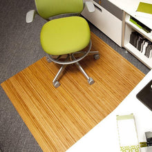 Load image into Gallery viewer, Eco-Friendly Bamboo Rectangular Chair Mat in Natural