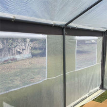 Load image into Gallery viewer, Outdoor Garden 8 x 10 Ft Greenhouse with Steel Frame and White PE Cover