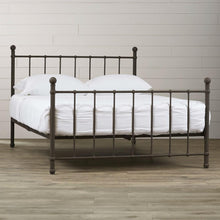 Load image into Gallery viewer, Full size Bronze Metal Platform Bed Frame with Headboard and Footboard