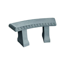 Load image into Gallery viewer, Lightweight Granite Resin Outdoor Garden Bench