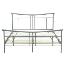 Load image into Gallery viewer, Full size Modern Metal Platform Bed Frame with Headboard and Footboard