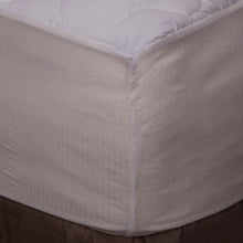 Load image into Gallery viewer, King size Plush Bamboo Baffle Box Stitch Mattress Pad - Topper