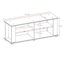 Load image into Gallery viewer, Contemporary Black TV Stand - Fits up to 54-inch TVs
