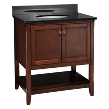 Load image into Gallery viewer, Traditional Style Solid Wood Bathroom Vanity in Chestnut Finish