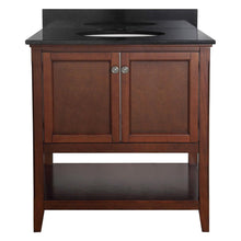Load image into Gallery viewer, Traditional Style Solid Wood Bathroom Vanity in Chestnut Finish