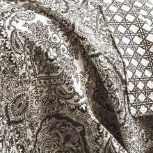 Load image into Gallery viewer, Queen size 3-Piece Quilt Set 100-Percent Cotton in Charcoal Damask