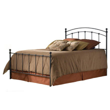 Load image into Gallery viewer, Full size Metal Bed with Headboard and Footboard in Matte Black