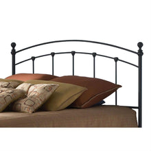 Load image into Gallery viewer, Twin size Metal Headboard in Matte Black Finish