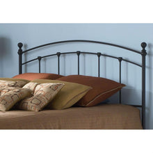 Load image into Gallery viewer, Twin size Metal Headboard in Matte Black Finish