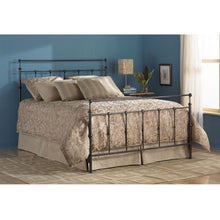 Load image into Gallery viewer, Full size Simple Stylish Metal Bed in Mahogany Gold Finish