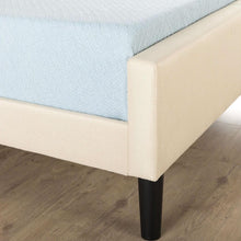Load image into Gallery viewer, Full size Taupe Upholstered Bed with Button Tufted Headboard &amp; Footboard