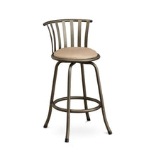 Load image into Gallery viewer, Set of 2 - Adjustable Height Swivel Microfiber Seat Bar Stools