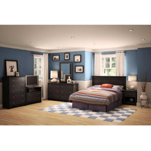 Load image into Gallery viewer, Full - Queen size Headboard in Black Finish - Made in Canada