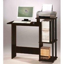 Load image into Gallery viewer, Home Office Computer Desk Writing Table in Espresso Black