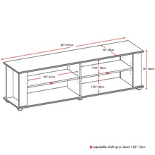 Load image into Gallery viewer, Modern Black TV Stand - Fits up to 68-inch TV