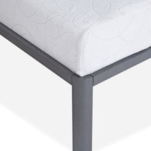 Load image into Gallery viewer, Full Heavy Duty Grey Metal Platform Bed Frame with Round Corners