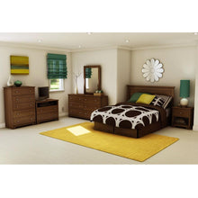 Load image into Gallery viewer, Full - Queen size Contemporary Headboard in Sumptuous Cherry Finish