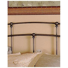 Load image into Gallery viewer, Queen size Metal Headboard in Black Walnut Finish