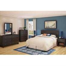 Load image into Gallery viewer, Full - Queen size Headboard in Chocolate Finish - Eco-Friendly
